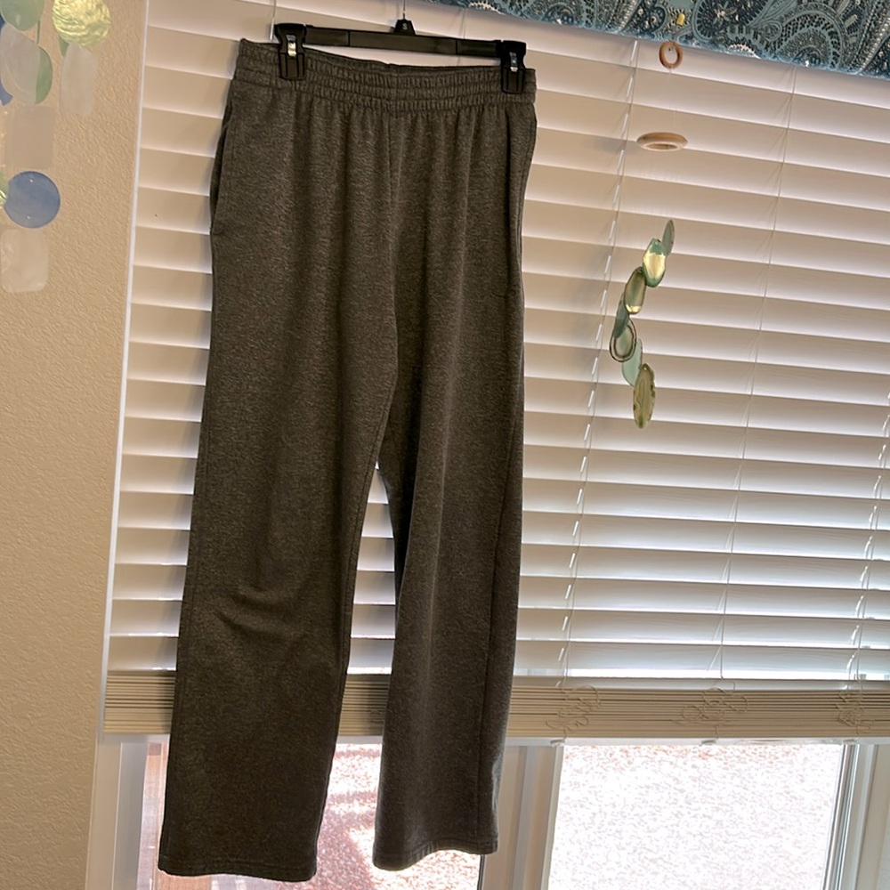 Champion dry duo gray running pants size small